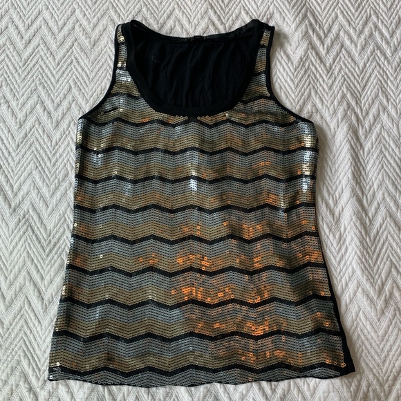 Sparkly chevron Express tank - Picture 1 of 4